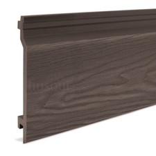 Husqui Nevis Dark Oak Composite 3.6m Wall Cladding 145mmx20.5mm