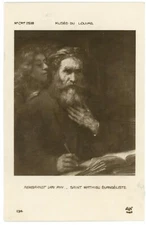 St. Matthew And The Angel 1661 By Dutch Golden Age Painter Rembrandt Postcard