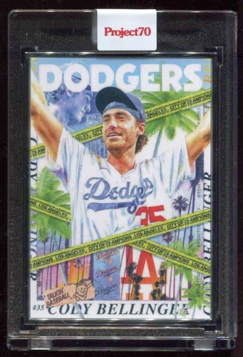 TOPPS PROJECT 70 SILVER ARTIST PROOF 229 CODY BELLINGER TYSON BECK DODGERS 3/51