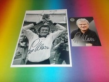 Sepp Maier DFB World Champion 1974 signed autograph on 20x28 photo + postcard