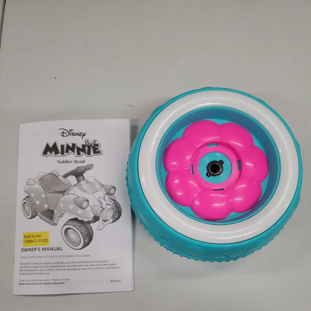 Kid Trax Disney Minnie Quad Replacement Wheel and Hub Cap eBay