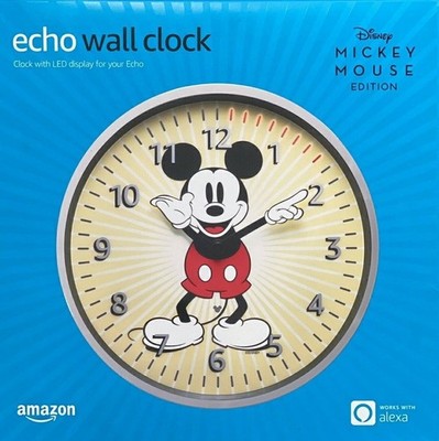 *Amazon Echo Alexa Wanduhr Smart Disney Mickey Mouse Edition