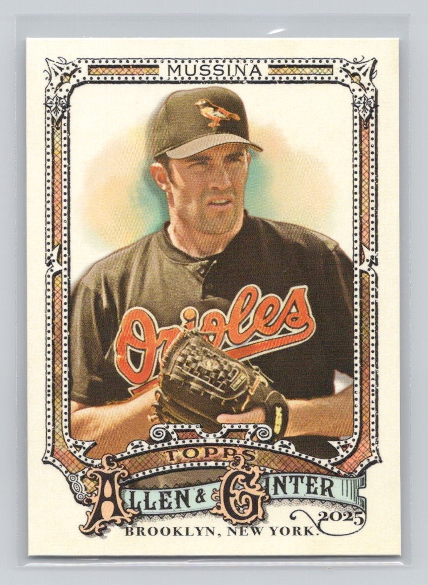 topps ハーランド　ハヴェルツ　デイビス　マッケニー　レギュラーカード Mike Mussina 2025 Topps Allen & Ginter Baseball #307 Baltimore
