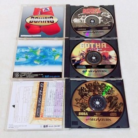 Free Shipping ☆ Operation confirmed ☆ Sega Saturn popular software 11-piece set