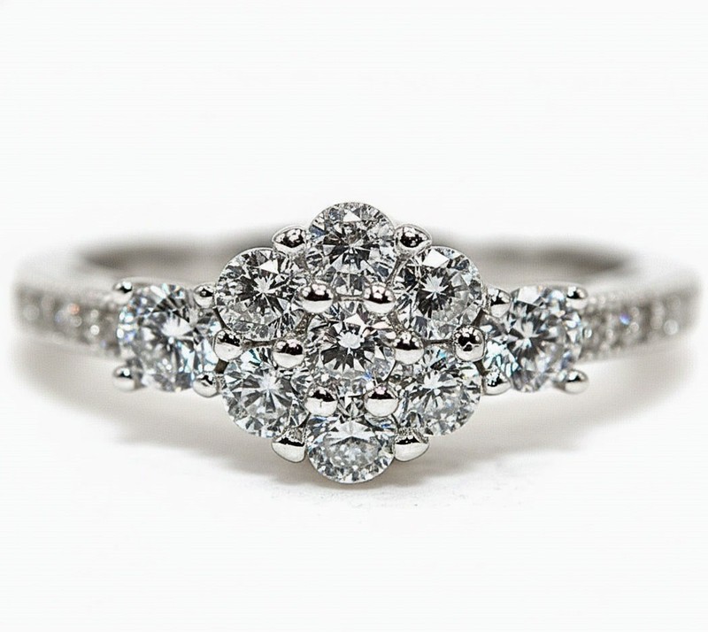 1CT Heat Treated Moissanite 925 Sterling Silver Ring Jewelry Sz 7 MM5-4