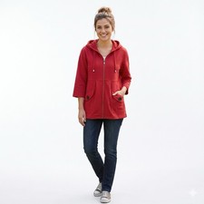 MOTTO Your Style Mantra Red Hoodie Size S 2 Front Pockets EXCELLENT CONDITION