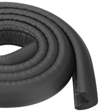1-Pack Corner Guards Edge Protectors, 6.5 Ft/2m L Shape for Furniture, BLack