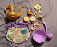 Disney Aladdin Agrabah Tea Set and princess and the frog cooking lot playsets