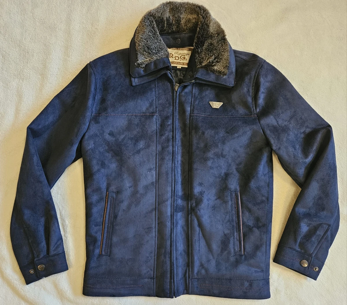 Italia Zip Leather Outer Shell Coats, Jackets & Vests for Men for