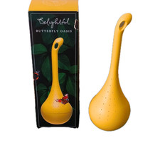 Belightful Butterfly Oasis Yellow Bath Accessories Set, Biodegradable Nectar 1kg
