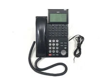 NEC DLV(XD)Z-Y(BK) DT300 Series DTL-24D-1 (BK) TEL With Headset Cord & Lan Cable