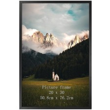 Giftgarden 20x30 Poster Picture Frame Black, Textured Metal Frame 30x20 for Wall