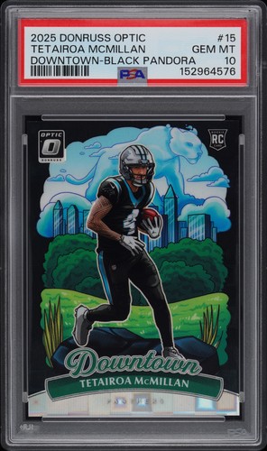 2025 Donruss Optic Tetairoa McMillan Black Pandora (PSA 10)