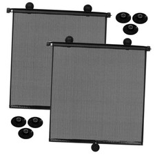 Blosssound 2 Pack Car Side Window Sun Shades Extra Wide 22  24 Inch