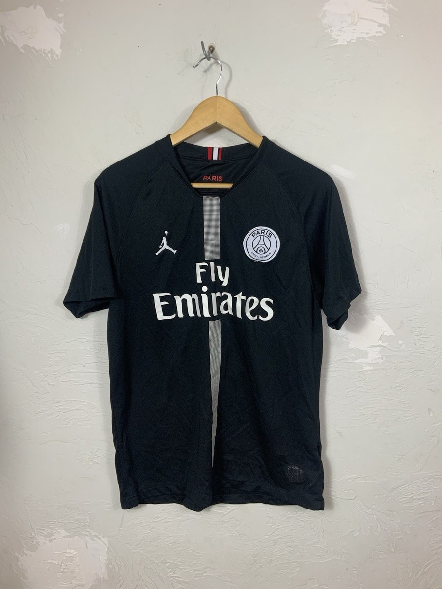 Jordan x PSG Neymar Jr 10 Third Jersey 2018/19 Black Men's Large