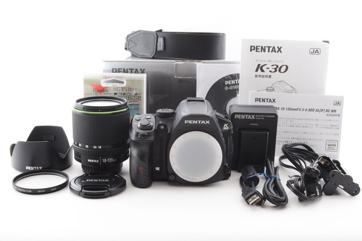 PENTAX K-30 K-30 18-135レンズキット BLACK PENTAX Pentax K K-30 16.3MP Digital SLR Camera - Black (Body Only