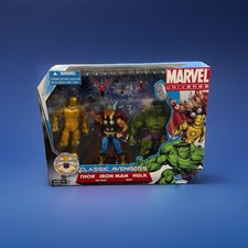 CLASSIC AVENGER MARVEL UNIVERSE FIGURE SET HULK THOR IRON MAN ANT MAN MISP 2010