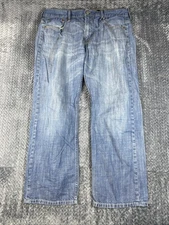 Levi's Jeans 34x30 Blue Denim 569 Loose Straight Fit Baggy Dark Wash