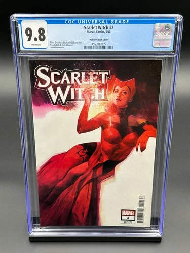 Scarlet Witch #2 CGC 9.8 (2023) - Alex Maleev Variant Cover 1:25
