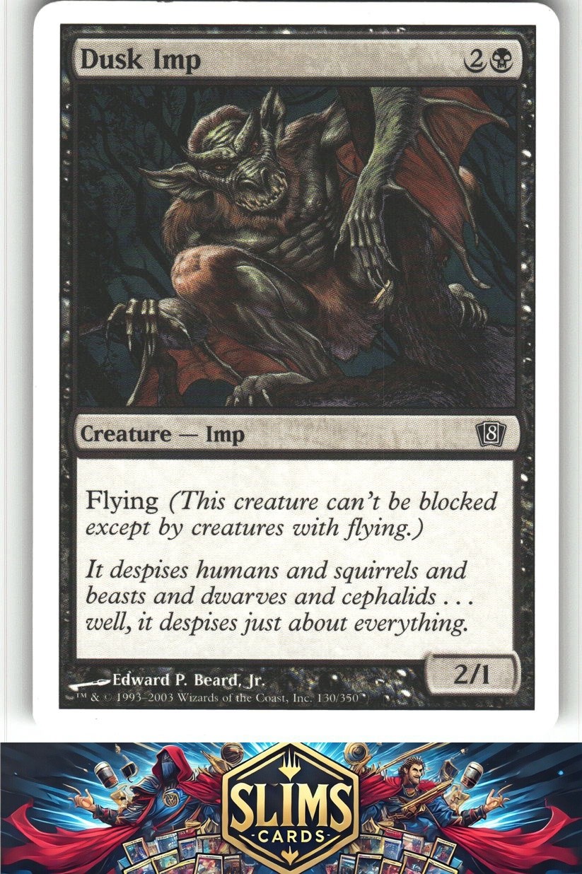 Dusk Imp - 8th Edition - MTG - Common - #130 - NM