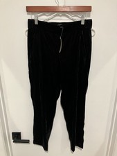 J. Crew Women's Pull-On Velvet Easy Pants, Black, Size 2, NWT
