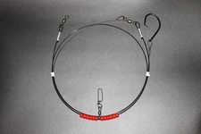 Shark Fishing Rig, 12/0 Inline Circle Hook, 6Ft Leader, Handmade