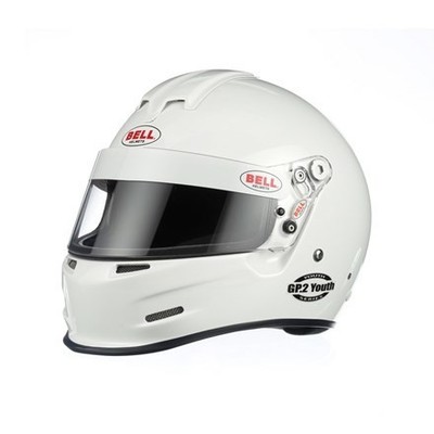 Bell Helmets 1425002 GP2 Youth Helmet White 3XS SFI24.1-15