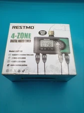 RESTMO 4 Outlet Sprinkler Timer with Brass Inlet