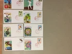 Eight SPORT Japan fdc-maxi cards