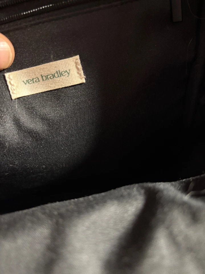 Vera Bradley - Mochila Compacta Esencial Patrón Maullido Gato 12 Pulgadas - Negra Foto 2 de 4