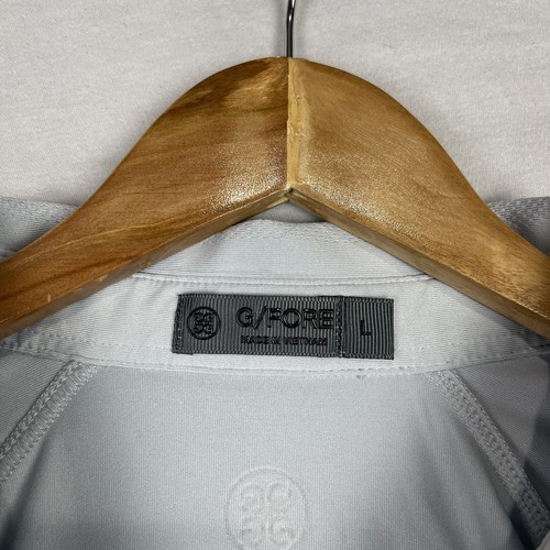 G/Fore Polo Shirt Mens Large Big Skull Logo Golf Stretch Performance ...
