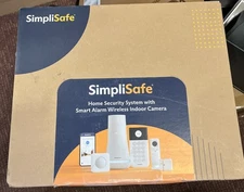 SimpliSafe Home Security System Indoor Camera 8 Piece Kit