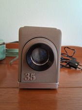 Vintage Minolta Mini 35mm Slide Projector in Original Case, Working Light