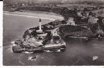CPSM BIARRITZ ARIANISCHE ANSICHT DER LEUCHTTURM UND DER STRAND DES LIEBESZIMMERS
