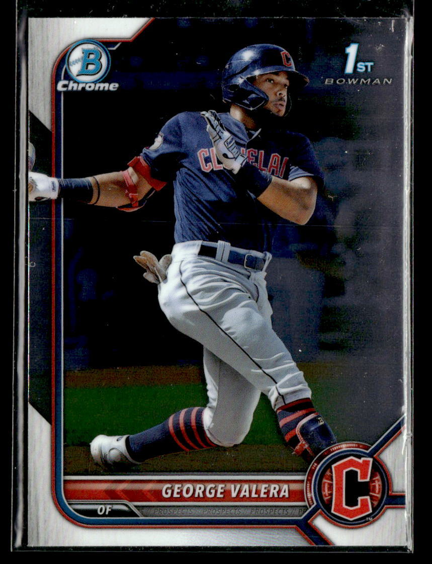 2022 Bowman #BCP-22 George Valera Chrome Prospects EX