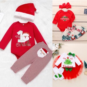 newborn baby girl my first christmas outfit