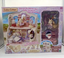 Calico Critters Pony's Stylish Hair Salon 🎀Dollhouse Playset & Accessories New