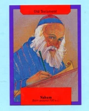 Nahum 1989 C & D International Bible Character Card #NNO