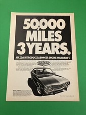 1974 MAZDA RX-4 RX 4 ORIGINAL VINTAGE PRINT AD ADVERTISEMENT PRINTED