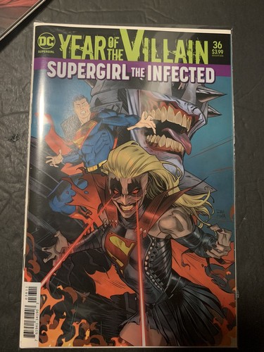 Lote de 7 cómics de Supergirl Killers of Krypton 21-23 y Año del Villano 33-36 DC - Imagen 8 de 8