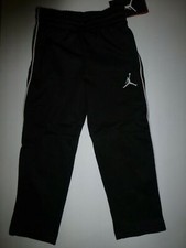 Nike Jordan Jumpman Boys Size 4 Black Therma Fit Athletic Pants New 852747