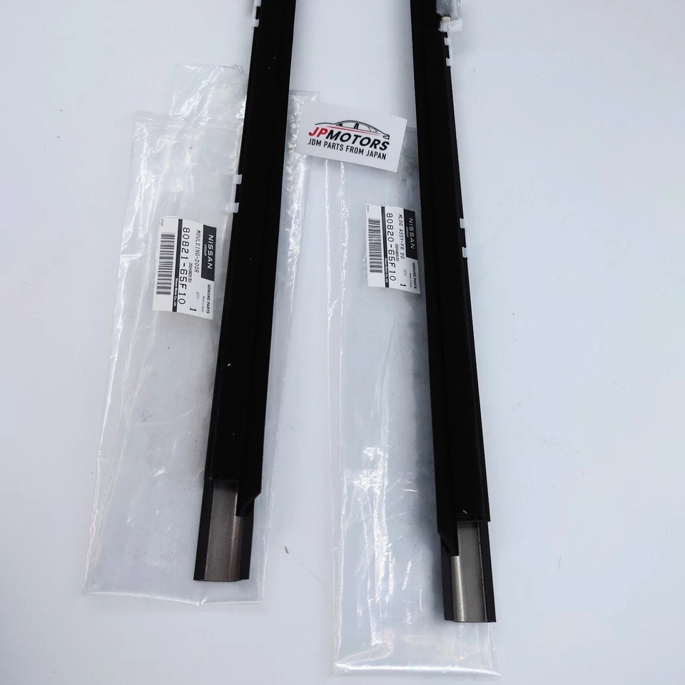 Juego de molduras exteriores izquierda y derecha NISSAN SILVIA 200SX 240SX 80821-65F10 genuino Foto 4 de 4