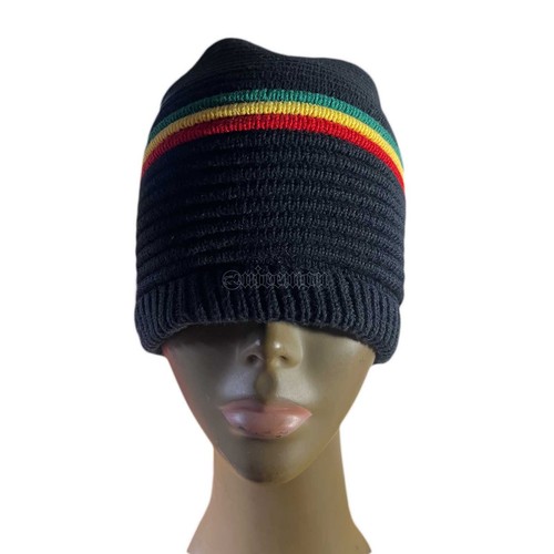 Cappello Berretto Rasta Dreadlocks Tam 100% Cotone Berretto Reggae Marley Giamaica M/L - Foto 39 di 65