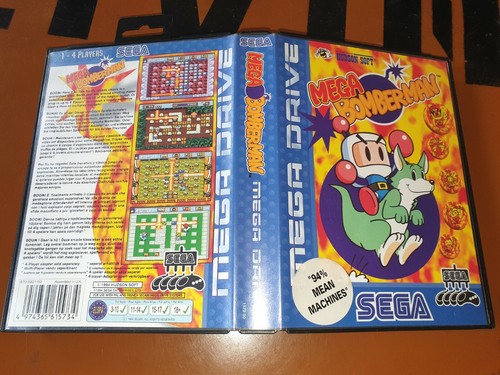 Mega Bomberman Sur SEGA Megadrive – Complet, PAL, Très Bon Etat (1994)