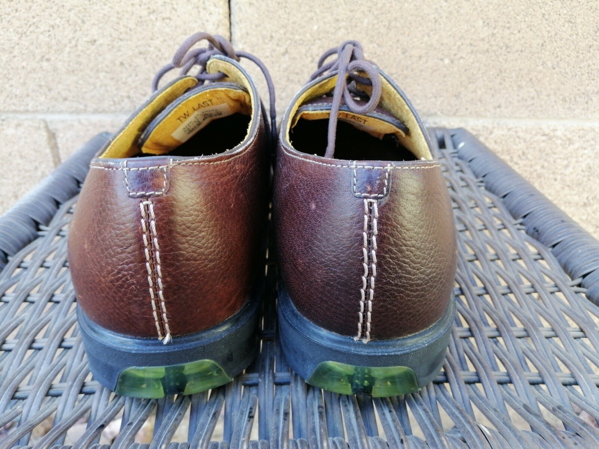 VINTAGE Nike Tiger Woods Gore-Tex Split Toe Golf Shoes Brown Men's