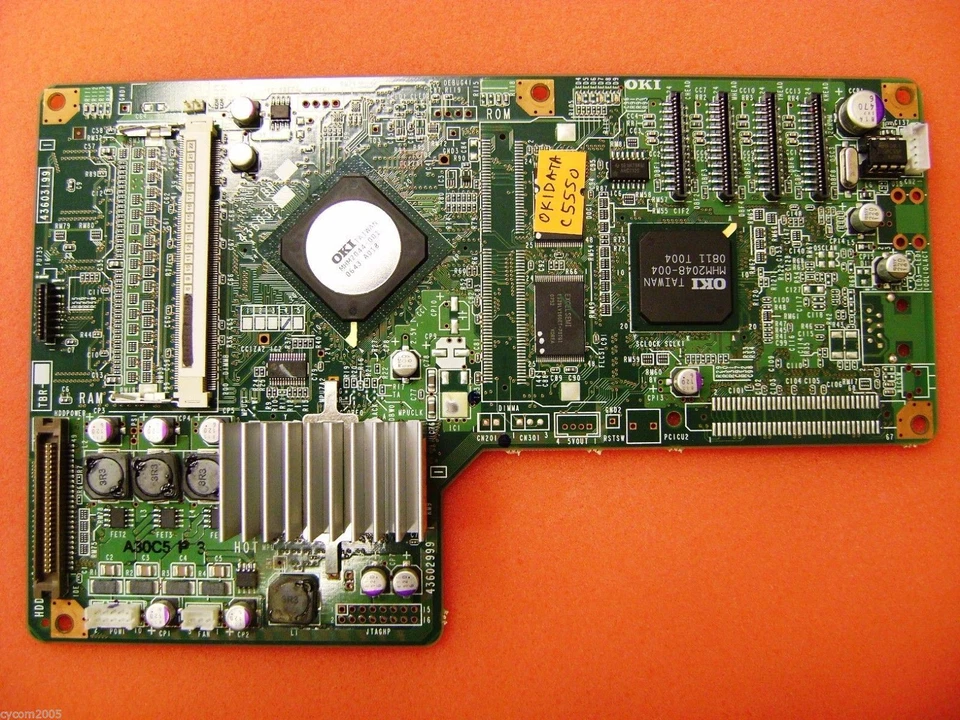 Okidata C5550 Inkjet Printer Main Controller Logic PCB Board - Image 2 of 4