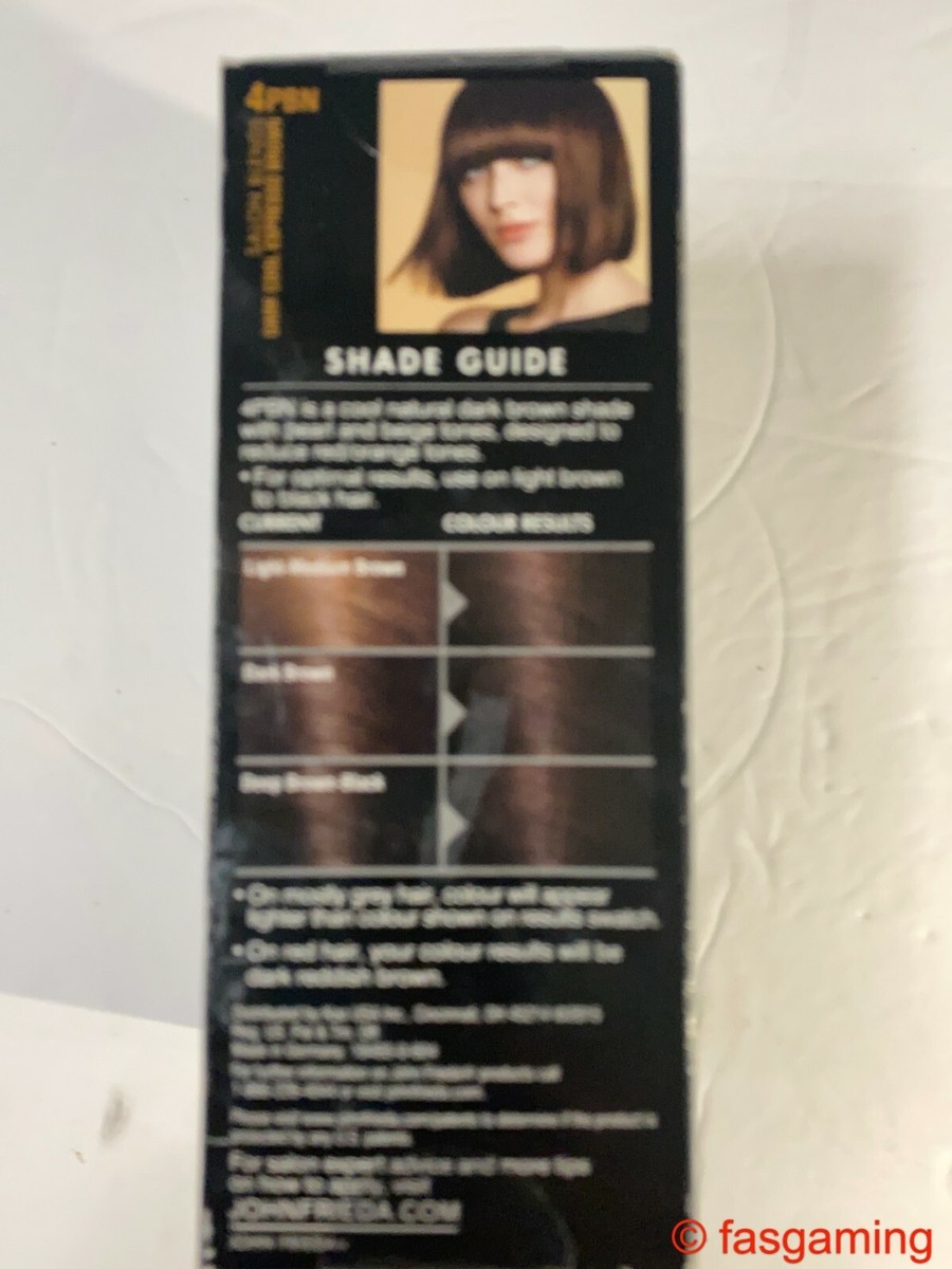 John Frieda Hair Color Chart