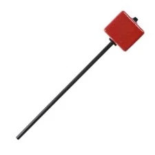 Danmar John JR Robinson Square Bass Drum Pedal Beater, Long
