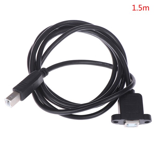 USB 2.0 Type B Male to Type B Female Printer Extension Cable With Panel Mount; - Picture 14 of 16