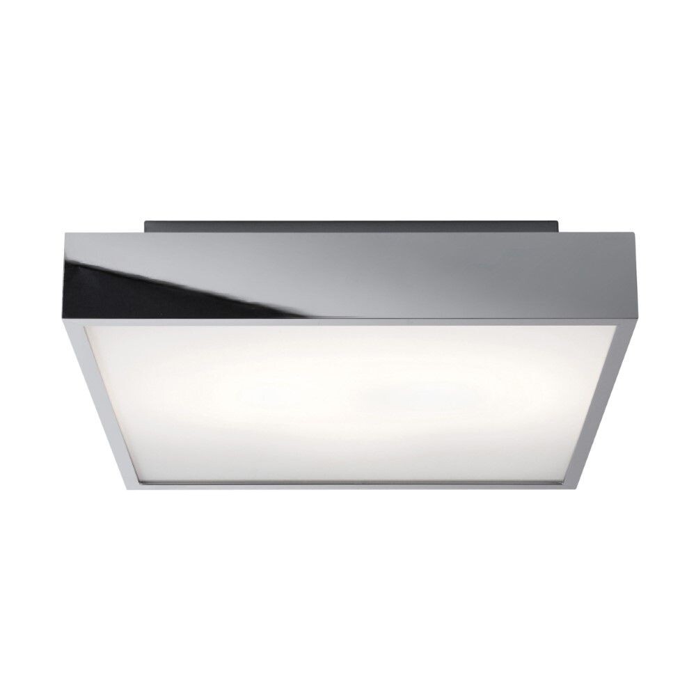 Astro LED Ceiling Light Square Polished Chrome 300mm CCT Taketa 300 1169023